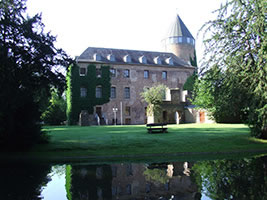 Foto eines Schlosses in Brüggen